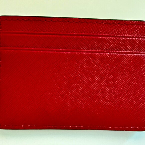 Michael Kors Card Holder Red - Picture 2 of 4